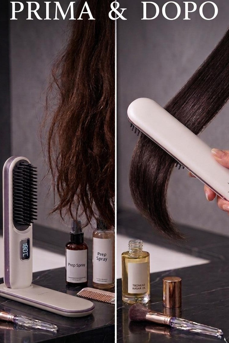 LUMINITY™ - Capelli Lisci e Perfetti in 5 Minuti, Senza Fili