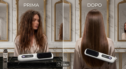 LUMINITY™ — Spazzola Lisciante Senza Fili | Capelli Lisci in 5 Minuti