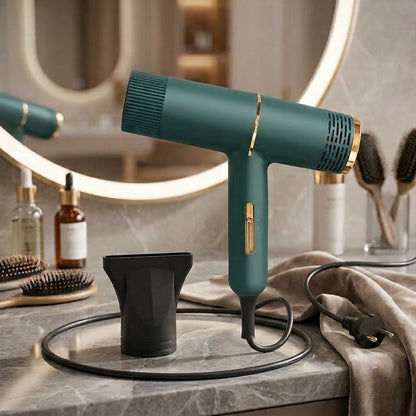 LUMINITY™ Model P9 Pro — Asciugacapelli Professionale 2000W | Piega da Salone a Casa